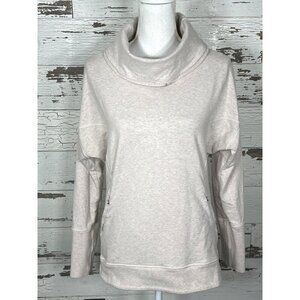 LULULEMON Rest Day Pullover Dune (Heathered Pink) Sz 6 W3A55S EUC